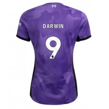 Liverpool Darwin Nunez #9 Tredjedrakt Kvinner 2023-24 Kortermet